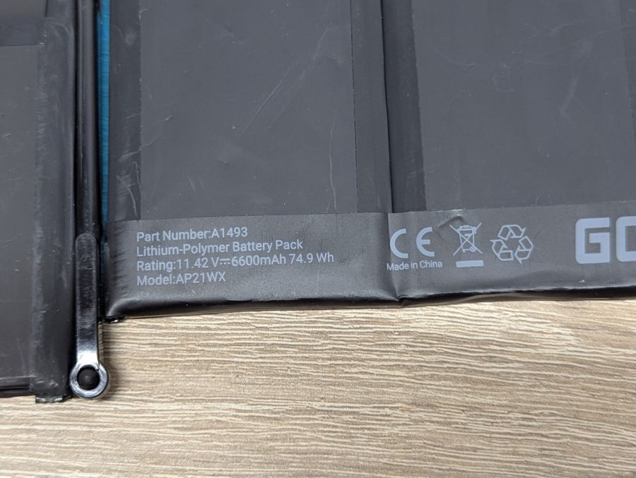 Б/В Акумуляторна батарея Green Cell A1493 [ProductHub SKU AP21WX]