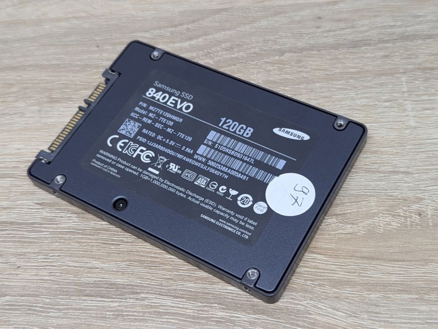 Б/В SSD Samsung 840 EVO 120 ГБ [ProductHub SKU 840E120]