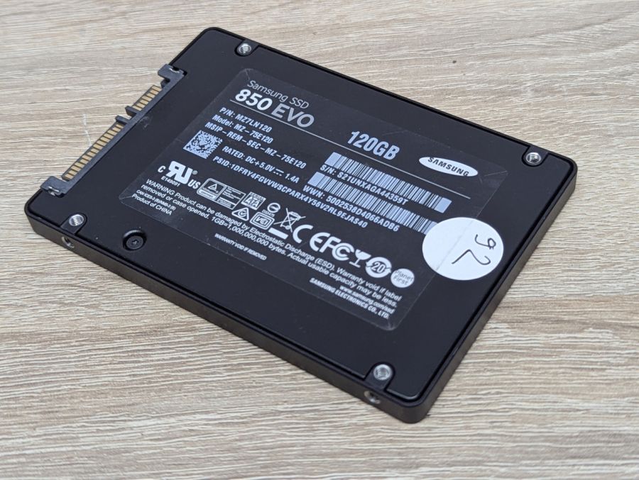Б/В SSD Samsung 850 EVO 120 ГБ [ProductHub SKU 850E120]