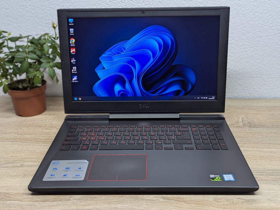 Ноутбук Б/В Dell Inspiron 15 7000 Gaming, Intel Core i7-7700HQ, DDR4 16 GB, SSD 500GB + HDD 1TB, NVIDIA GeForce GTX 1060 6Gb, 15.6" 4K [ProductHub SKU Dell532]
