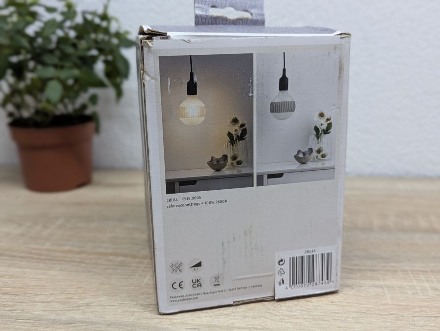 Новий Cвітлодіодна (LED) лампочка Paulmann CLASSIC G125 [ProductHub SKU G125(8)]