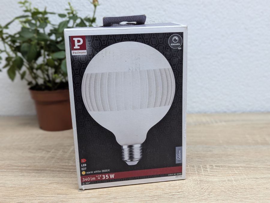 Новий Cвітлодіодна (LED) лампочка Paulmann CLASSIC G125 [ProductHub SKU G125(8)]
