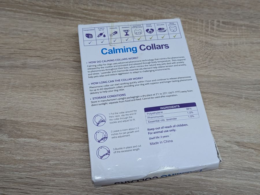 Новий Набір з 4-х заспокійливих нашийників для собак [ProductHub SKU Collars(12)]