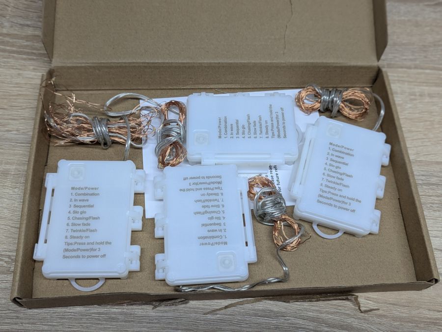 Новий Комплект світлодіодних гірлянд Koopower 4шт по 2м [ProductHub SKU HG0664(13)]