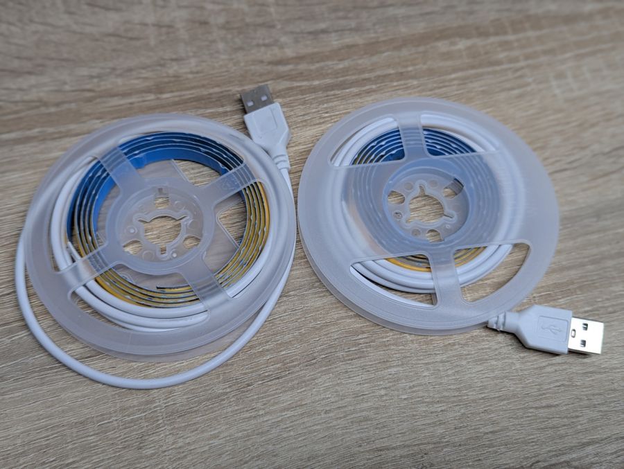 Новий Cвітлодіодна стрічка типу COB з USB-живленням 2шт [ProductHub SKU 9170(13)]
