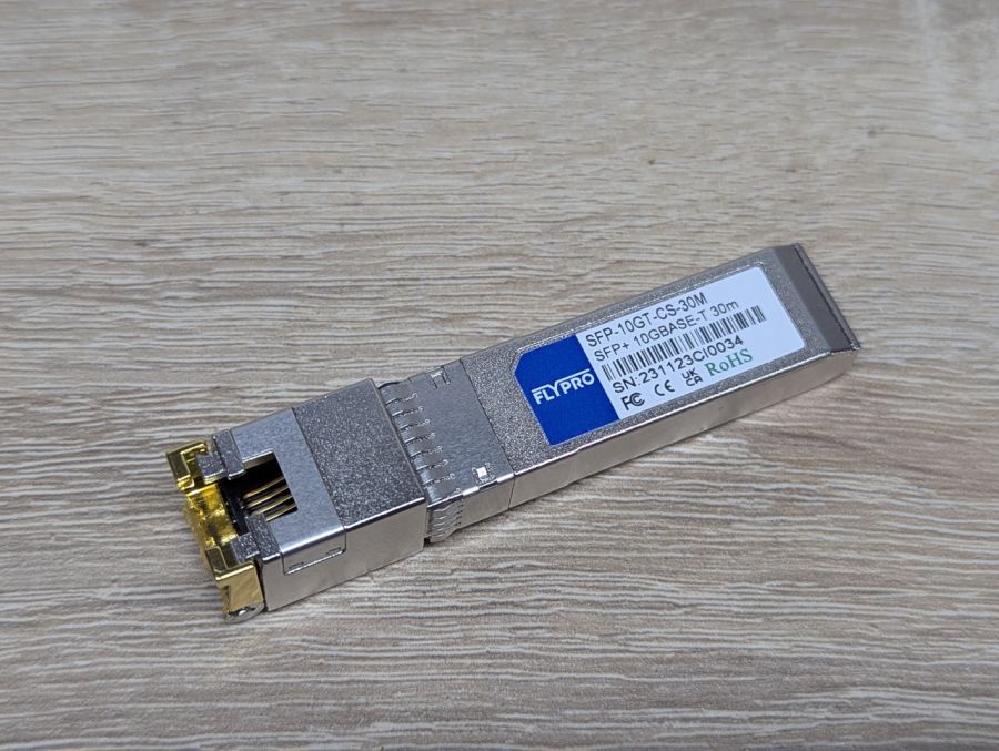 Новий Трансиверний модуль FLYPRO Fiber SFP-10GT-CS-30M RJ45 [ProductHub SKU FLYPRO(13)]