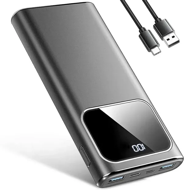 Новий Павербанк Rolosar DY-201 10000мАг, 22.5 Вт, з USB-C входом та виходом [ProductHub SKU DY-201(15)]