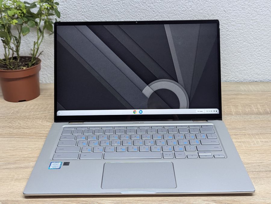 Ноутбук Б/В ASUS Chromebook Flip C434T, Intel Core m3-8100Y, DDR3 8 GB, SSD 64GB, 14" Full HD Сенсор [ProductHub SKU Asus172]