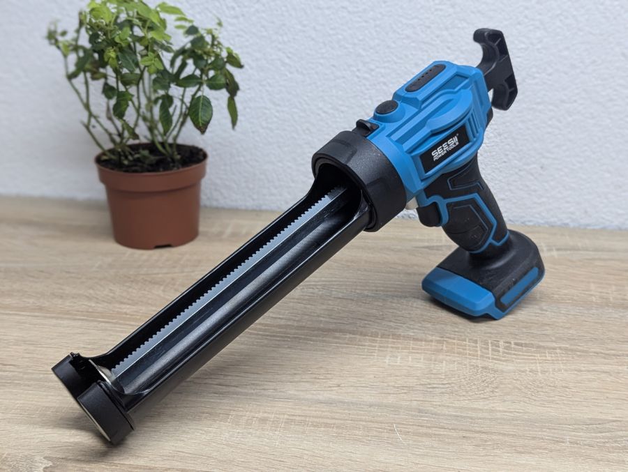 Новий Електричний пістолет для герметика Seesii CG110P (без акумулятора) [ProductHub SKU CG110P(14)]
