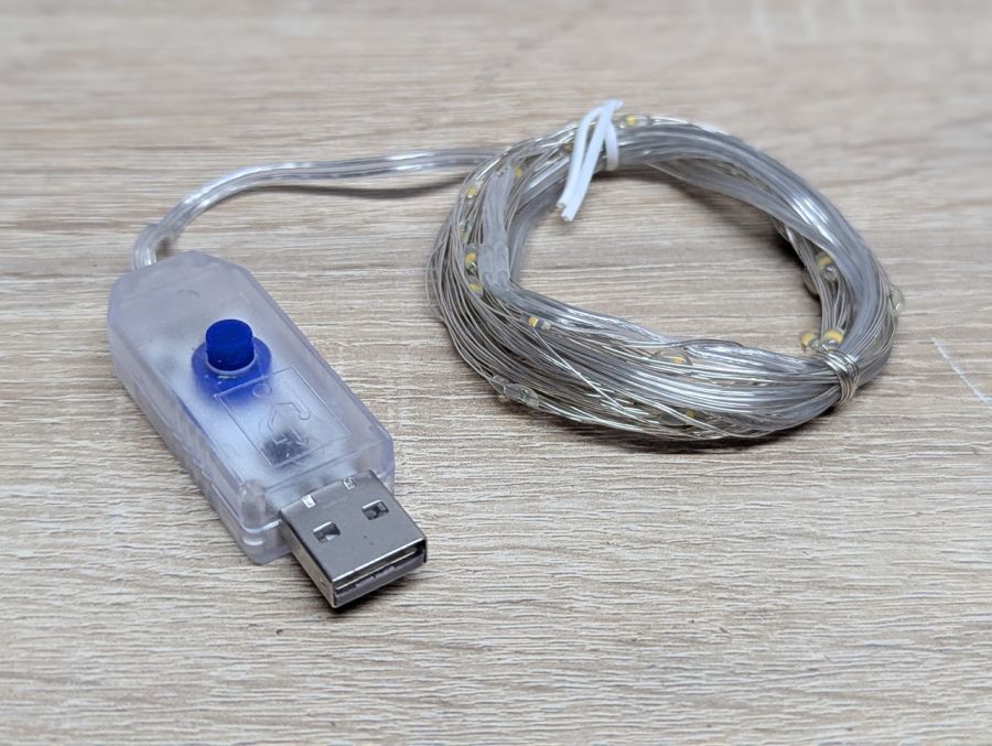 Новий Cвітлодіодна гірлянда «роса» з USB-живленням 5м [ProductHub SKU 8996(20)]