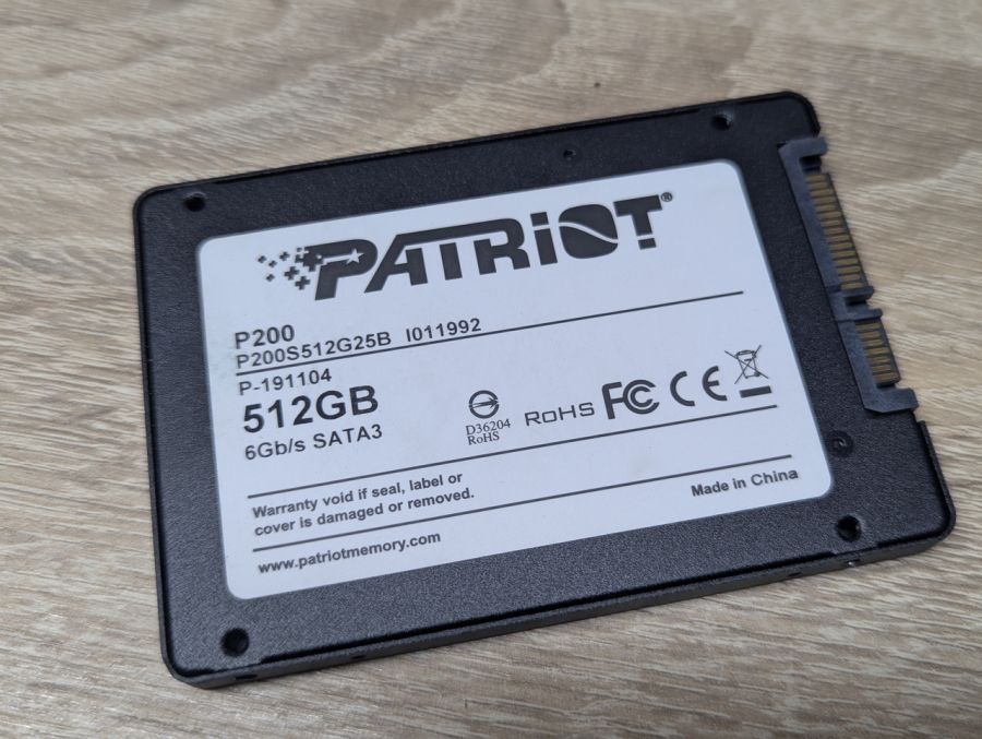 Б/В SSD Patriot P200 512GB 2.5" [ProductHub SKU PP200]