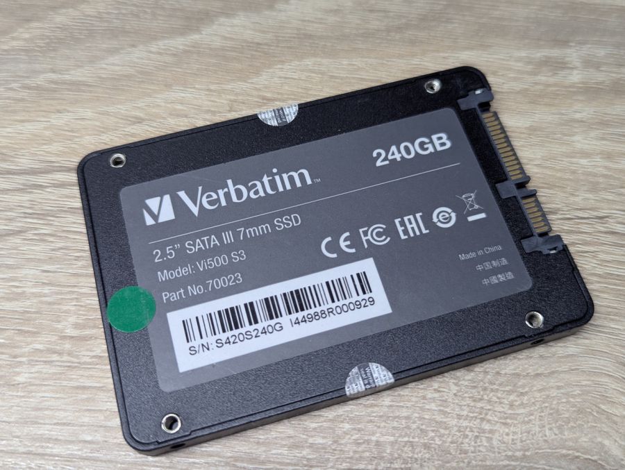 Б/В SSD Verbatim Vi500 S3 240 ГБ 2.5" [ProductHub SKU Vi500]