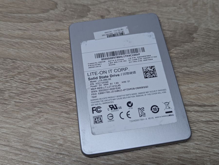 Б/В SSD Lite-On IT Corp 256GB 2.5" [ProductHub SKU 256L9S]