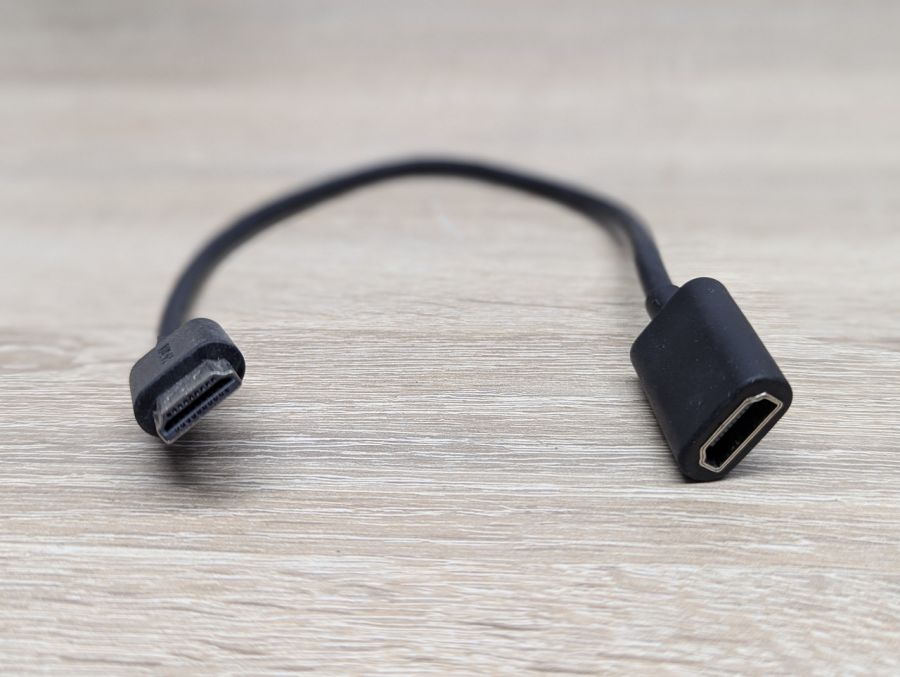 Б/В Кабель-перехідник HDMI штекер-HDMI гніздо