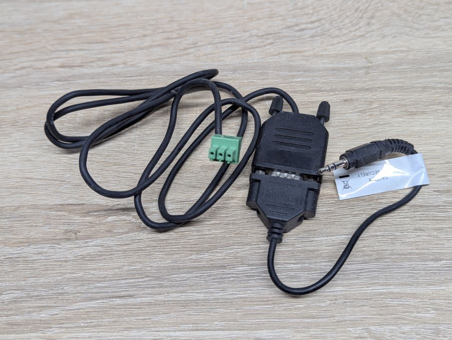 Б/В Кабель-перехідник RS-232 AUX 3.5 мм Jack,на клемну колодку 3-pin [ProductHub SKU BN3901]