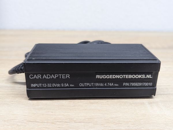 Б/В Автомобільний адаптер живлення Rugged Notebooks BSD-90A,90 Вт,19 В, 4.74 А,4 pin
