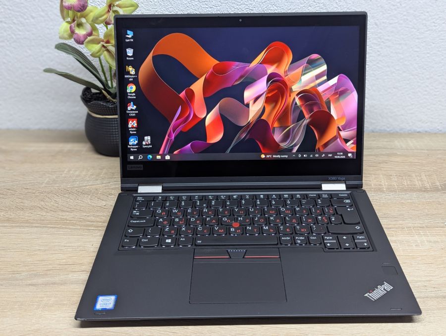 Ноутбук Б/В Lenovo X380 Yoga, Intel Core i7-8550U, DDR4 16 GB, SSD 256GB, 13" Full HD Сенсор [ProductHub SKU L609]