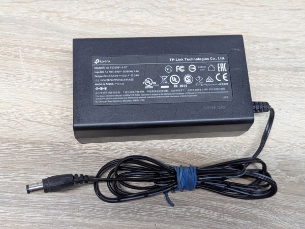 Б/В Блок живлення TP-Link TS35081-2-DT,43.34W,53.5V,0.81A,5.5 x 2.1 мм [ProductHub SKU TS35081]