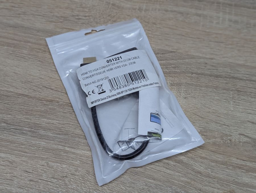 Б/В Адаптер перехідник з HDMI на VGA [ProductHub SKU 051221]