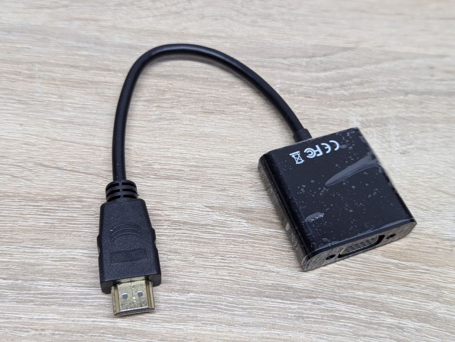 Б/В Адаптер перехідник з HDMI на VGA [ProductHub SKU 051221]