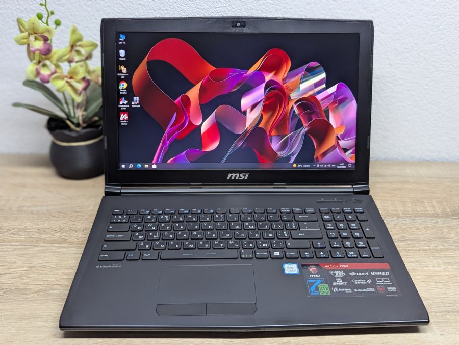 Ноутбук Б/В MSI MS-GL62 6QF, Intel Core i5-7300HQ, DDR4 16 GB, SSD 256GB + SSD 500GB, GTX 1050 2Gb, Full HD [ProductHub SKU MSI18]