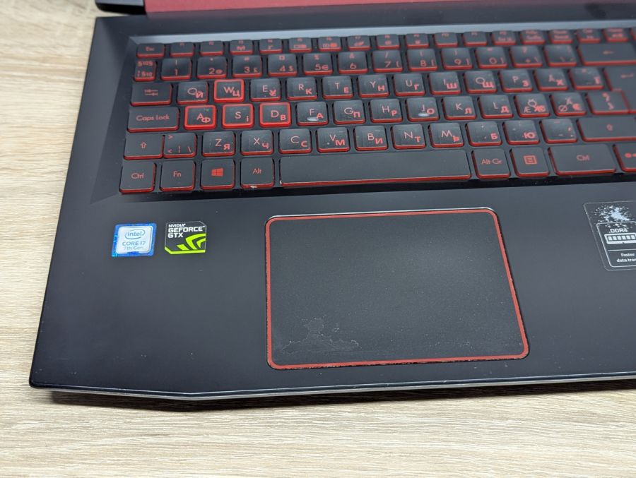 Ноутбук Б/В Acer Nitro AN515-51, Intel Core i7-7700HQ, DDR4 16 GB, SSD 256GB + SSD 500GB, NVIDIA GeForce GTX 1050 2Gb, 15.6" Full HD [ProductHub SKU Acer193]
