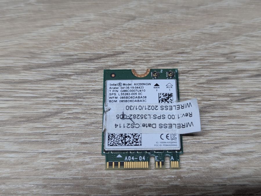 Б/В Wi-Fi модуль Intel AX200NGW [ProductHub SKU AX200NGW]