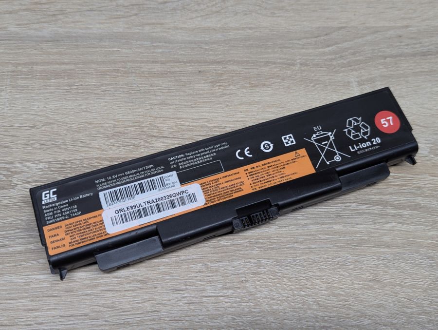 Б/В Акумуляторна батарея Green Cell 45N1158 (45N1159) [ProductHub SKU N1158-73]