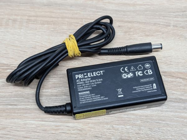Б/В Блок живлення PRIMELECT A12 65W 19.5V 3.34A 7.4x5.0мм [ProductHub SKU A12-7.4x5]