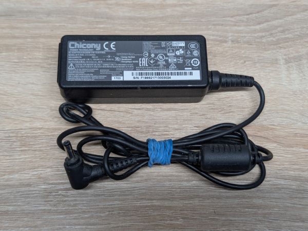 Б/В Блок живлення Chicony 40W 19V 2.1A 4.0 x 1.7 мм