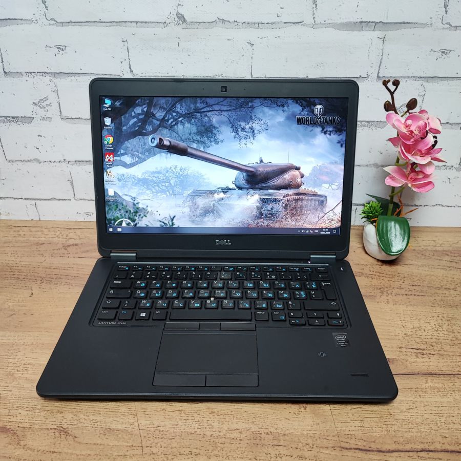 Ноутбук Б/В Dell Latitude E7450, Intel Core i5-5300U, DDR3 8 GB, SSD 128GB, 14" HD