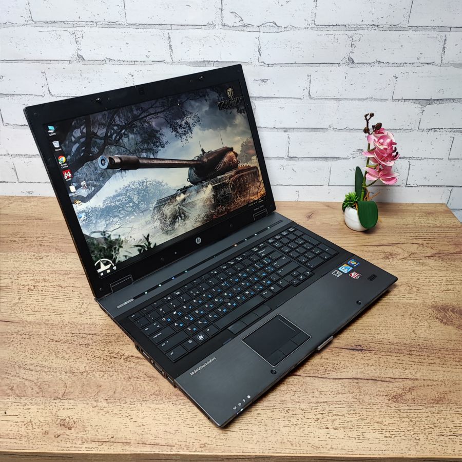 Ноутбук Б/В HP EliteBook 8740W, Intel Core i5-560M, DDR3 8 GB, SSD 128GB, AMD Radeon HD 5800 1Gb, 17.3" HD
