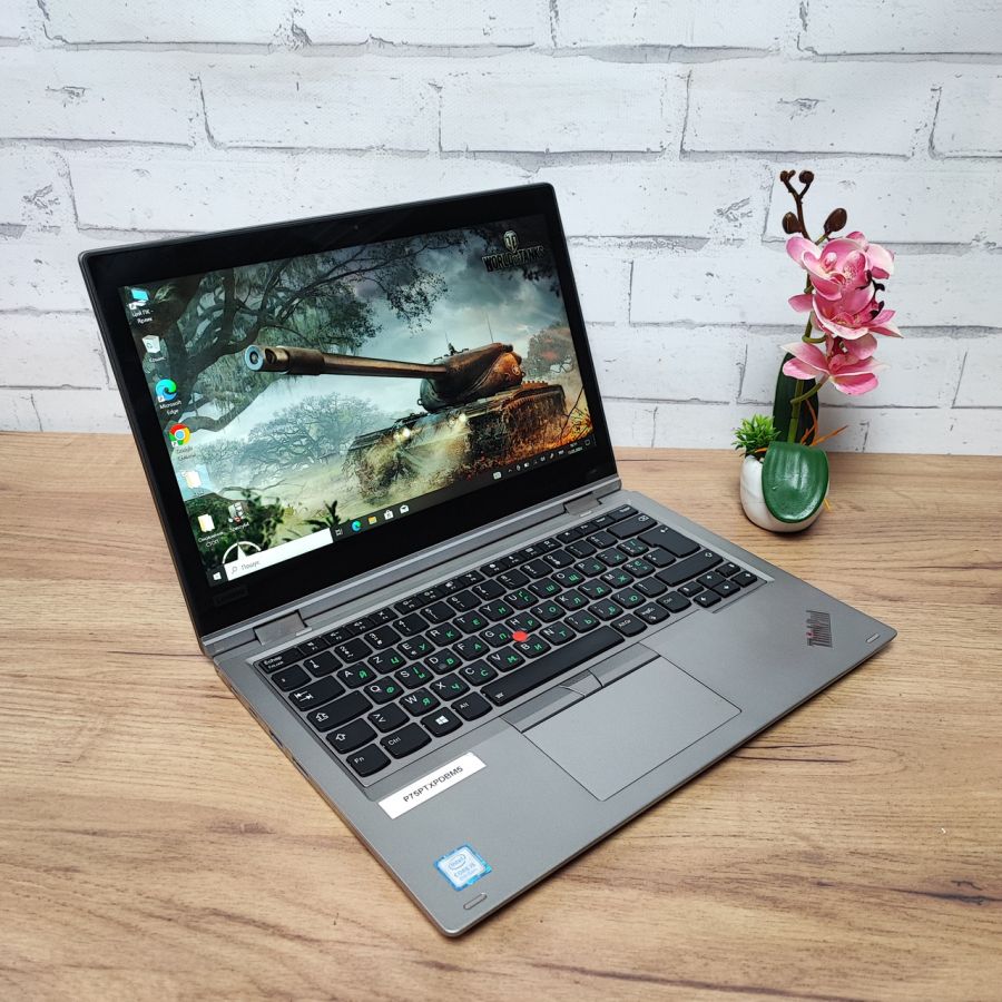 Ноутбук Б/В Lenovo Yoga L380, Intel Core i5-8250U, DDR4 16 GB, SSD 512GB, 13" Full HD Сенсор