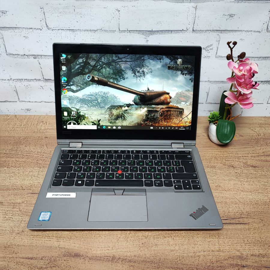 Ноутбук Б/В Lenovo Yoga L380, Intel Core i5-8250U, DDR4 16 GB, SSD 512GB, 13" Full HD Сенсор