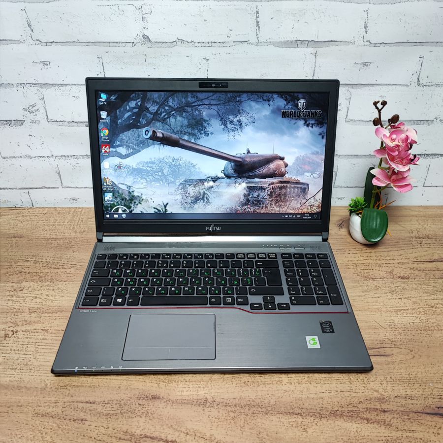 Ноутбук Б/В Fujitsu E754, Intel Core i5-4300M, DDR3 8 GB, SSD 128GB, 15.6" HD