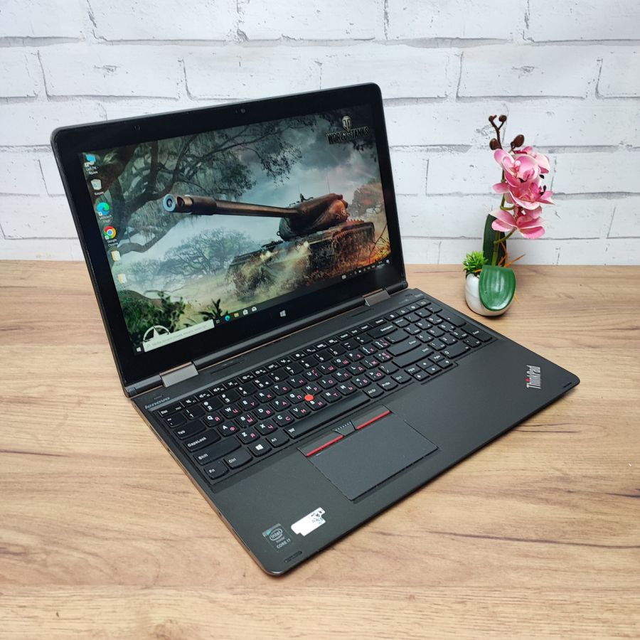 Ноутбук Б/В Lenovo Yoga 15, Intel Core i7-5500U, DDR3 16 GB, SSD 256GB, NVIDIA GeForce 840M 2Gb, 15.6" Full HD Сенсор