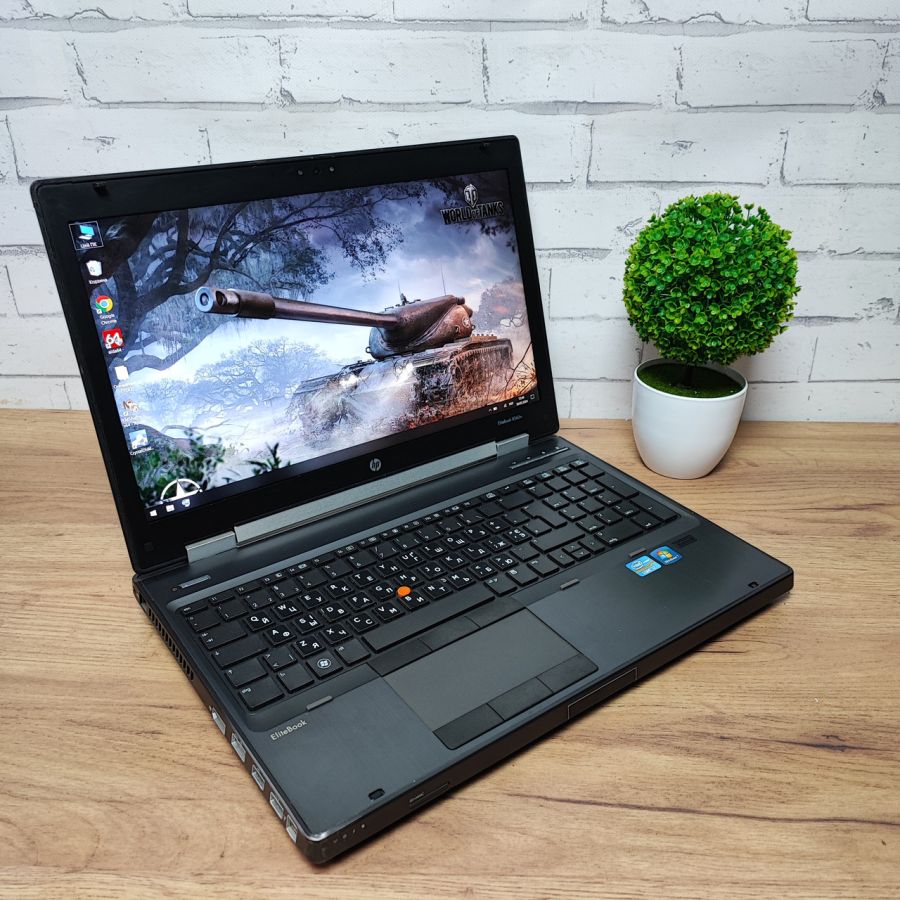 Ноутбук Б/В HP EliteBook 8560W, Intel Core i7-2630QM, DDR3 16 GB, SSD 256GB, NVIDIA Quadro 1000M 2Gb, 15.6" Full HD