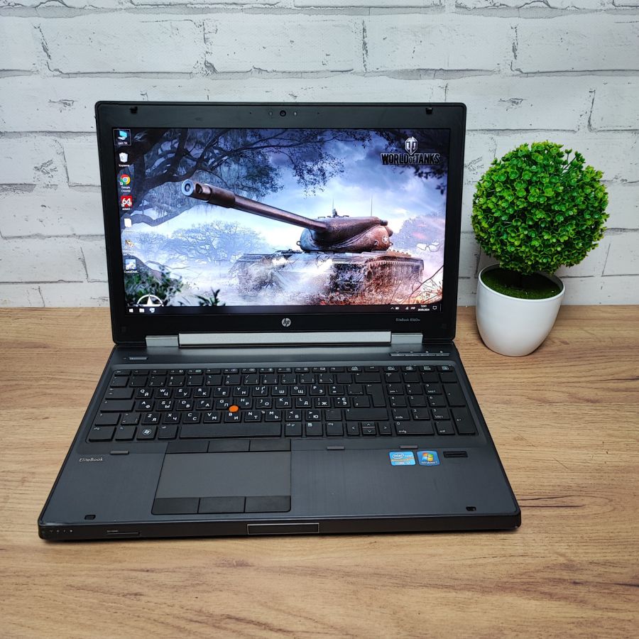 Ноутбук Б/В HP EliteBook 8560W, Intel Core i7-2630QM, DDR3 16 GB, SSD 256GB, NVIDIA Quadro 1000M 2Gb, 15.6" Full HD