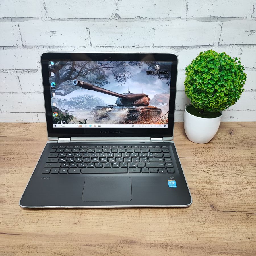 Ноутбук Б/В HP 13-S010ND, Intel Core i3-5010U, DDR3 8 GB, SSD 256GB, 13" Full HD Сенсор
