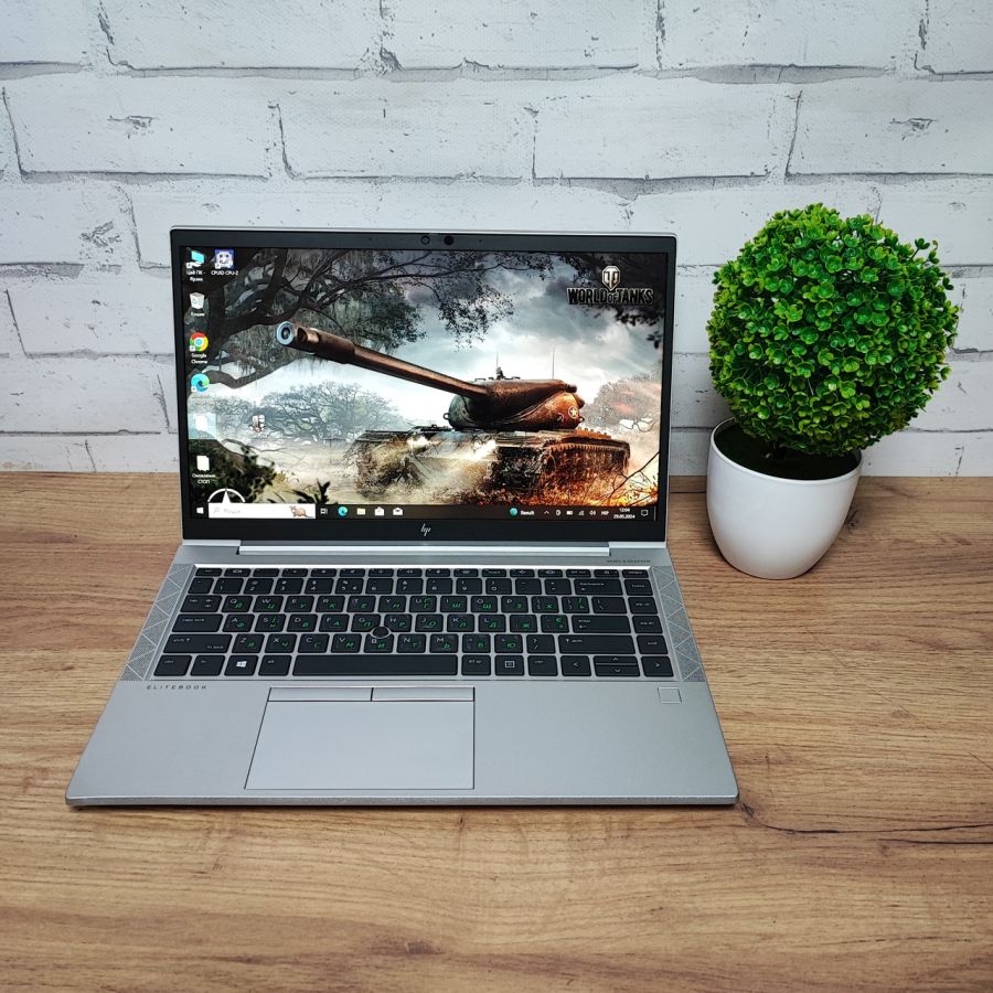 Ноутбук Б/В HP EliteBook 845 G7, AMD Ryzen 5 PRO 4650u, DDR4 16 GB, SSD 256GB, AMD Radeon Graphics, 14" Full HD Сенсор