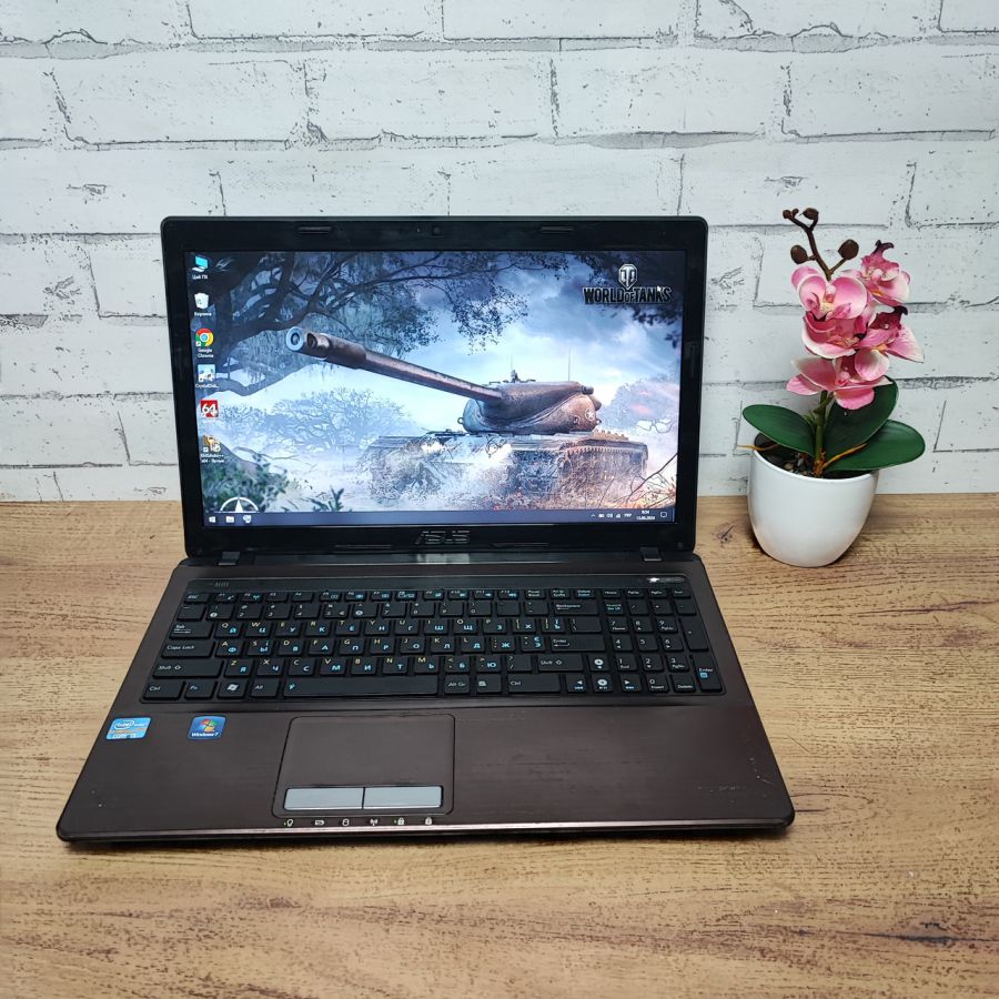 Ноутбук Б/В ASUS K53E, Intel Core i5-2430M, DDR3 12 GB, SSD 512GB, 15.6" HD