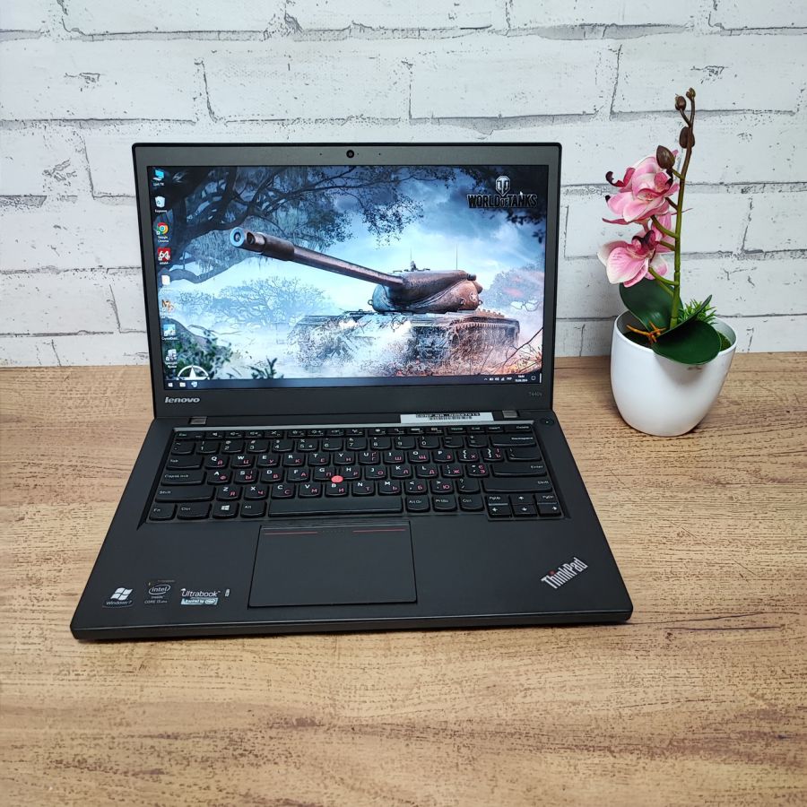 Ноутбук Б/В Lenovo T440S, Intel Core i5-4300U, DDR3 12 GB, SSD 128GB, 14" HD