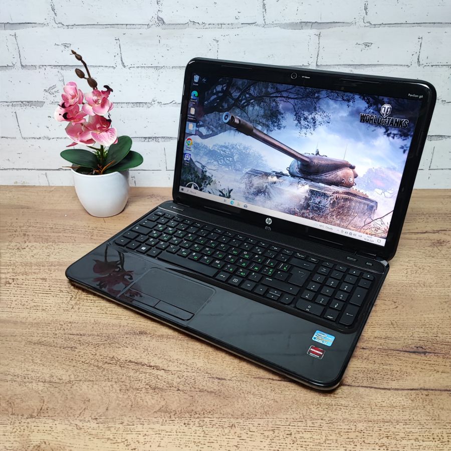 Ноутбук Б/В HP Pavilion g6, Intel Core i3-3110M, DDR3 8 GB, SSD 128GB, AMD Radeon HD 7600M, 15.6" HD