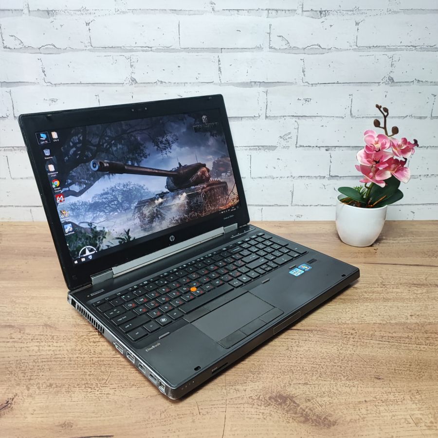 Ноутбук Б/В HP EliteBook 8560W, Intel Core i7-2630QM, DDR3 16 GB, SSD 512GB, NVIDIA Quadro 1000M 2Gb, 15.6" Full HD
