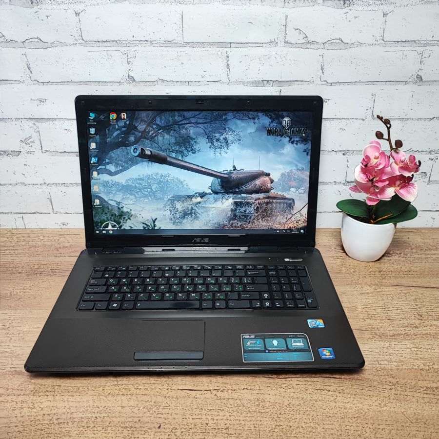 Ноутбук Б/В ASUS K72F, Intel Core i3-350M, DDR3 8 GB, HDD 500GB, 17.3" HD