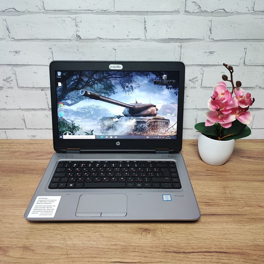 Ноутбук Б/В HP ProBook 640 G2, Intel Core i3-6100U, DDR4 16 GB, SSD 256GB, 14" Full HD