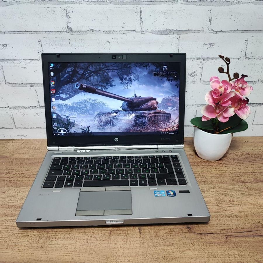 Ноутбук Б/В HP EliteBook 8460P, Intel Core i5-2520M, DDR3 8 GB, SSD 128GB, AMD Radeon HD 7400 1Gb, 14" HD
