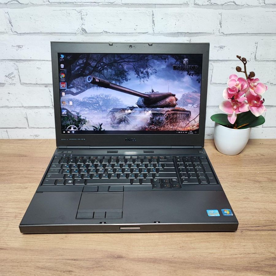 Уцінка! Ноутбук Б/В Dell Precision M4600, Intel Core i7-2820QM, DDR3 16 GB, SSD 256GB, NVIDIA Quadro 2000M 2Gb, 15.6" Full HD