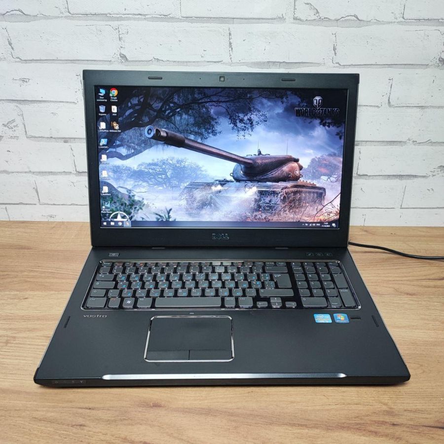 Уцінка! Ноутбук Б/В Dell Vostro 3750, Intel Core i5-2410M, DDR3 8 GB, SSD 256GB, NVIDIA GeForce GT 525M 1Gb, 17.3"