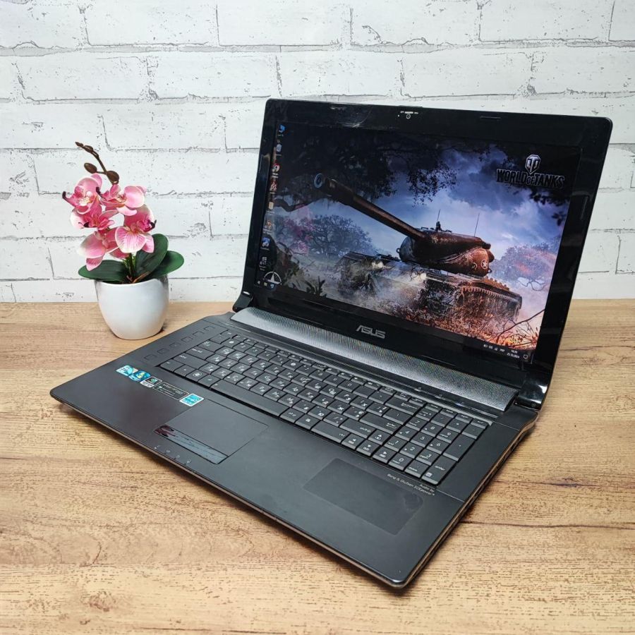 Ноутбук Б/В ASUS N73J, Intel Core i5-460M, DDR3 8 GB, SSD 128GB + HDD 250GB, NVIDIA GeForce 425M 1Gb, 17.3"